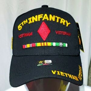 MILITARY U.S. ARMY 5th INFANTRY Division Vietnam Veteran Hat